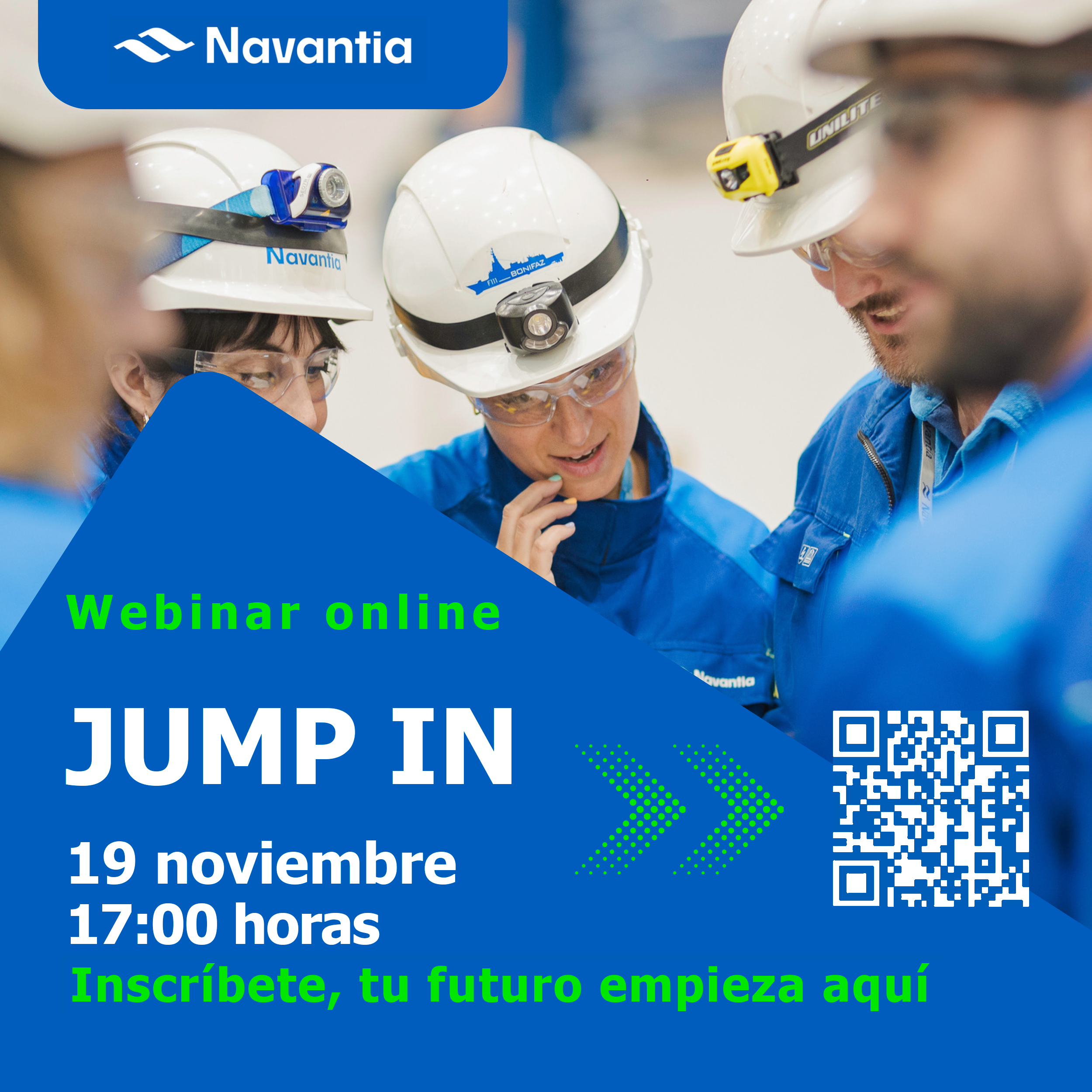 Imagen de Navantia Invita a los Estudiantes a Descubrir su Futuro Profesional en el Evento Online "Jump In"